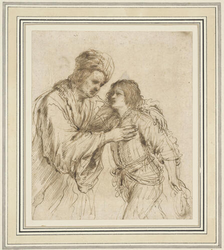 Cato at Utica saying farewell to his son after having decided to commit suicide