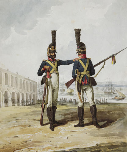 Portugues Army. Infantry Police Guard of Lisbon, 1812