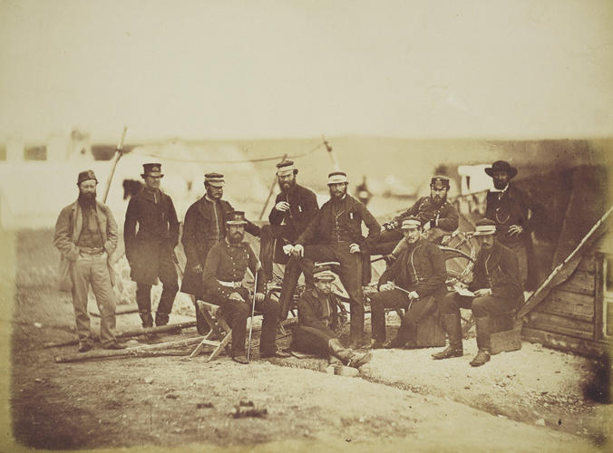 Group in a camp