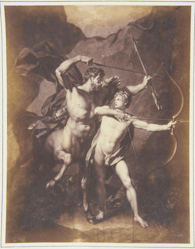 'A Centaur teaching Apollo' 'A Centaur teaching Apollo'