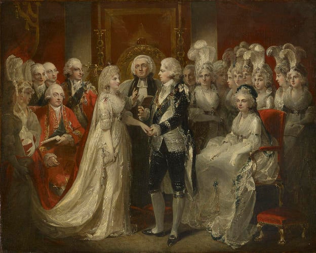 The Marriage of George IV (1762-1830) when Prince of Wales