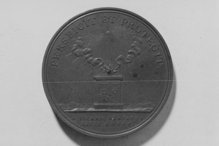Medal commemorating the preservation of King George III from assassination Medal commemorating the preservation of King George III from assassination