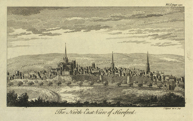 The North East View of Hereford