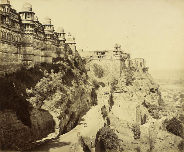 Gwalior Fort. The Palace and Principal Entrance: Prince of Wales Tour of India 1875-6 (vol. 4) Gwalior Fort. The Palace and Principal Entrance: Prince of Wales Tour of India 1875-6 (vol. 4)