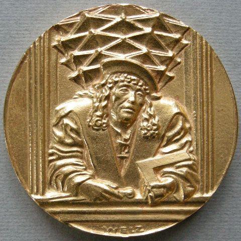 Austria. Medal of Master Anton Pilgram, architect of St. Stephen's Cathedral. Vienna Austria. Medal of Master Anton Pilgram, architect of St. Stephen's Cathedral. Vienna