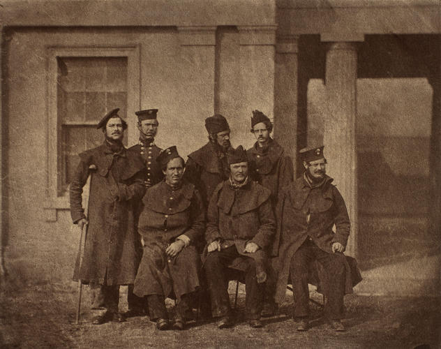 Wounded Grenadier Guards who served in the Crimean War