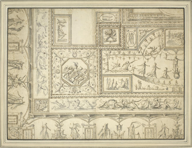 Design for the decoration of a ceiling Design for the decoration of a ceiling