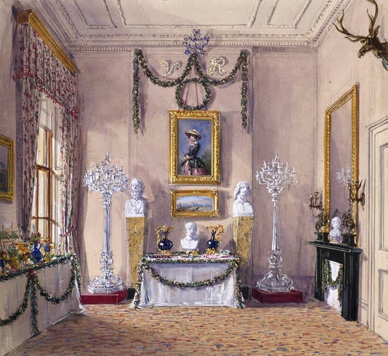 The Queen's Birthday Table at Osborne House, 24 May 1848