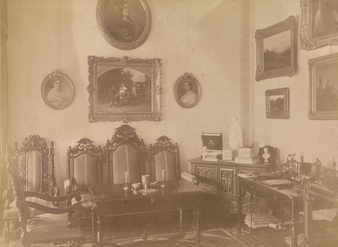 Morning room of Grand Duke Friedrich Wilhelm of Mecklenburg-Strelitz at Schloss Neustrelitz Morning room of Grand Duke Friedrich Wilhelm of Mecklenburg-Strelitz at Schloss Neustrelitz
