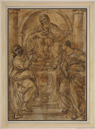 The Virgin & Child with Infant John the Baptist & Sts John the Evangelist & Catherine of Alexandria The Virgin & Child with Infant John the Baptist & Sts John the Evangelist & Catherine of Alexandria