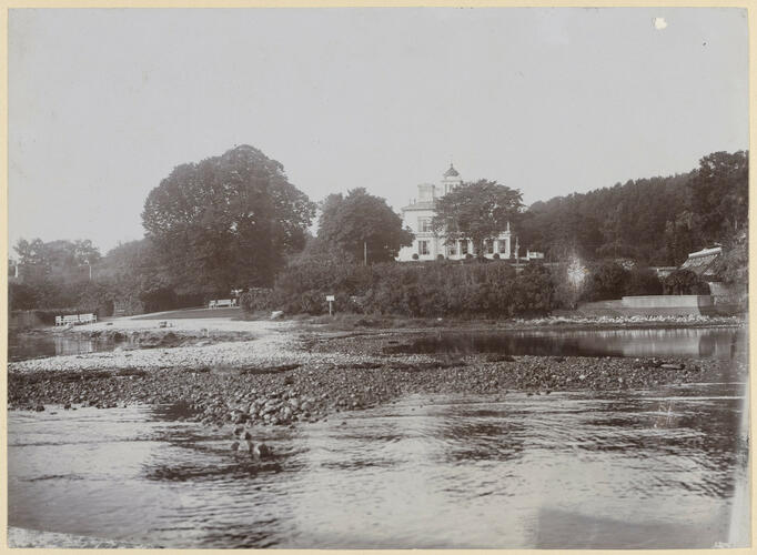 Hvidøre House from the beach, Klampenborg, Denmark