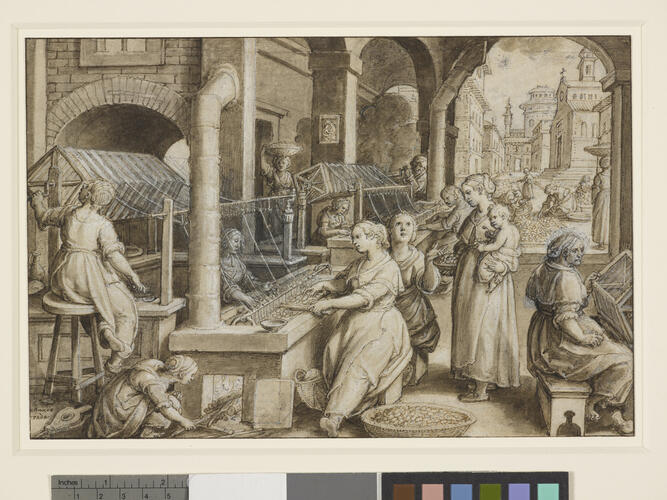 Women winding silk