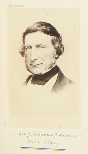 Sir G. Cornewall Lewis [Photographic Portraits Vol. 4/62 1861-1876]