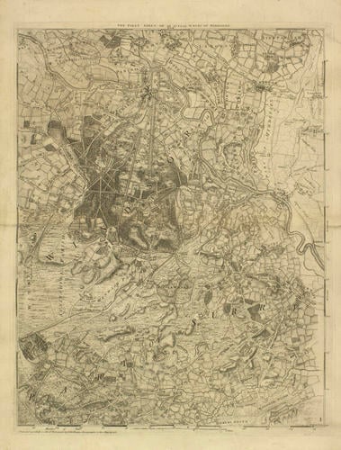Rocque's Map of Berkshire Rocque's Map of Berkshire