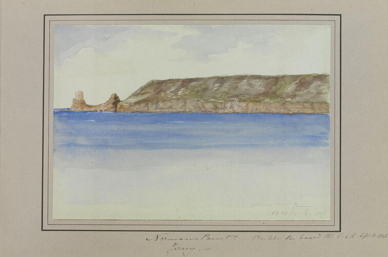 Master: Queen Victoria and Prince Albert's Album Vol. I.
Item: Norman Point. Jersey