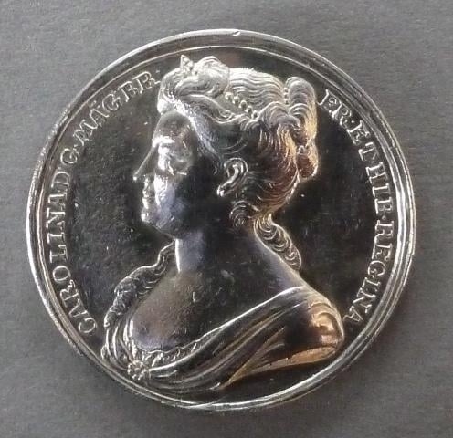 Medal commemorating the Coronation of Queen Caroline