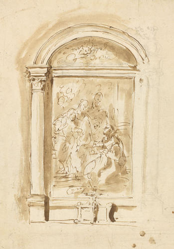 The Virgin and Child appearing to St Bruno
