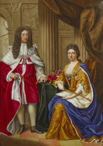 Queen Anne (1665-1714) and Prince George of Denmark (1653-1708)