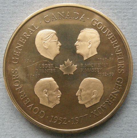 Canada. Medal commemorating the Silver Jubilee of the Reign of Queen Elizabeth II