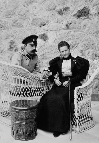 Grand Duke George Mikhailovich and Grand Duchess Maria Georgievna, when Princess Maria of Greece and Denmark