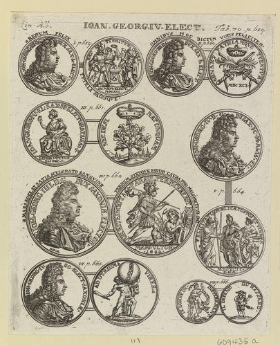 Master: [Engravings of the medals of John George IV, Elector of Saxony]
Item: IOAN GEORG IV ELECT