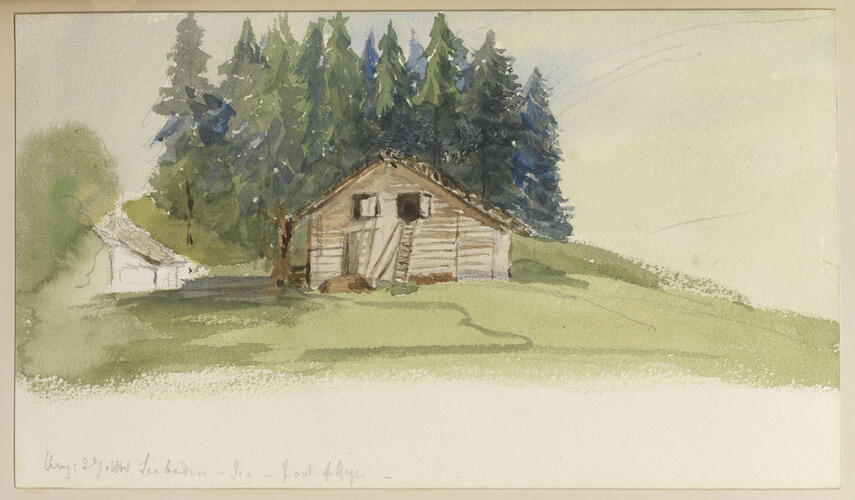 Master: SKETCHES BY QUEEN VICTORIA I
Item: Foot of Rigi