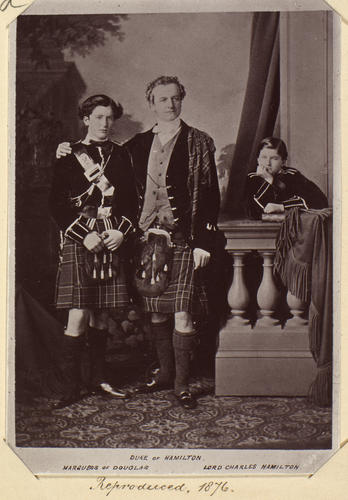 The Duke of Hamilton, the Marquess of Douglas and Lord Charles Hamilton The Duke of Hamilton, the Marquess of Douglas and Lord Charles Hamilton