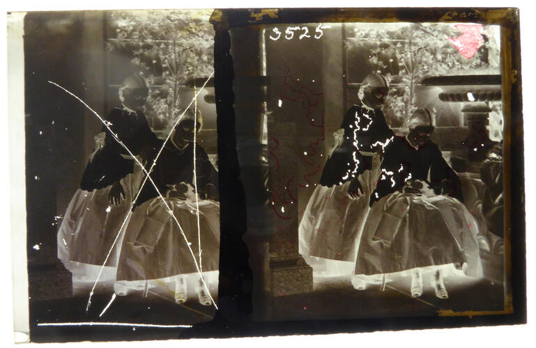 Princess Helena (1846-1923) and Princess Louise, later Duchess of Argyll (1848-1939)