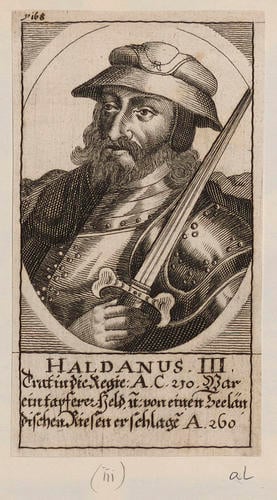 Master: [Kings of Denmark]
Item: HALDANUS III