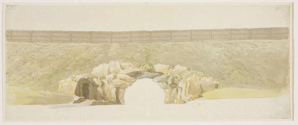 A design for a grotto or tunnel