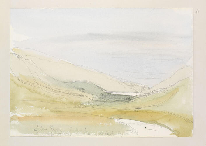 Master: SKETCHES BY QUEEN VICTORIA II
Item: Glen Fyne f[ro]m Head of Loch Fyne