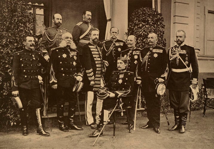 Representatives of Romania at the coronation of Nicholas II, Emperor of Russia