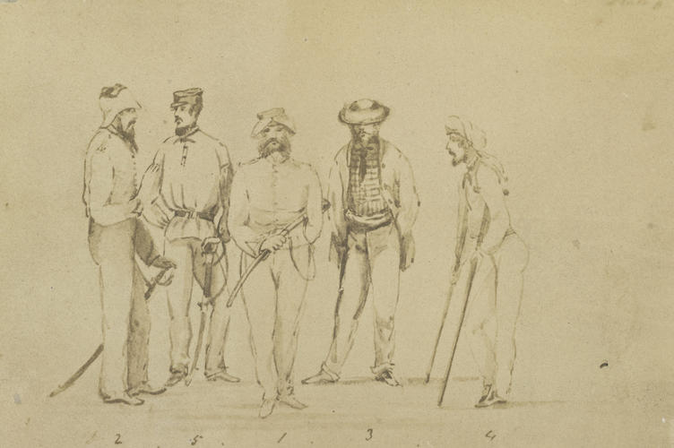 Brigadier John Eardley Inglis and his Staff Brigadier John Eardley Inglis and his Staff