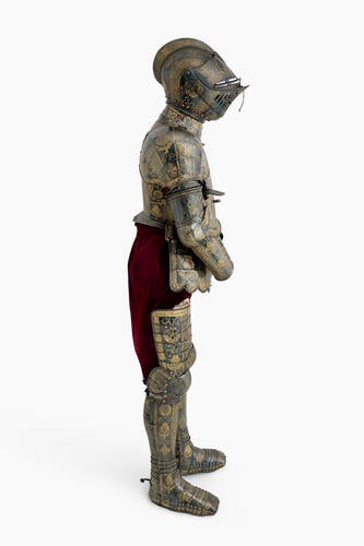 Armour garniture of Henry, future Prince of Wales, for the field, tourney, tilt and barriers Armour garniture of Henry, future Prince of Wales, for the field, tourney, tilt and barriers