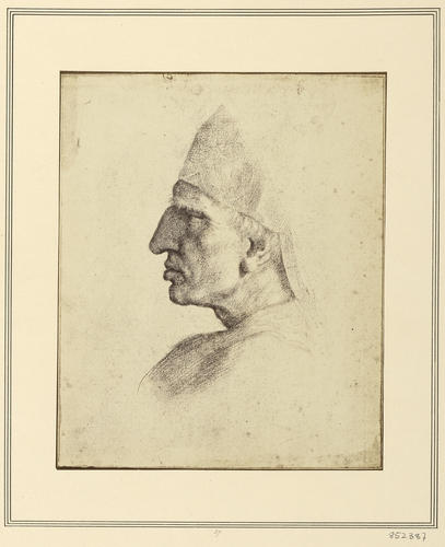 Head of a bishop [from 'The Coronation of Charlemagne']