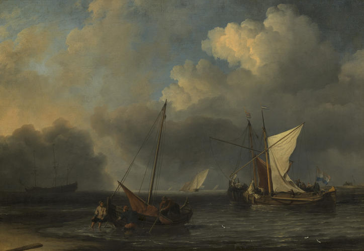 Vessels off the Dutch Coast in a Moderate Breeze