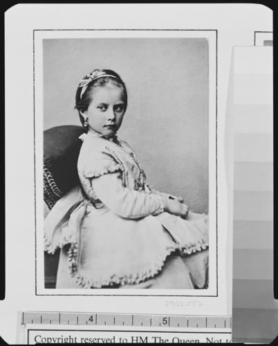 Princess Charlotte of Prussia, November 1868 [in Portraits of Royal Children Vol. 13 1868-69]