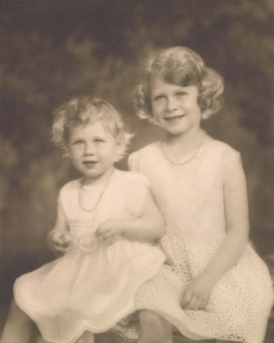 Princesses Elizabeth and Margaret, 15 July 1932