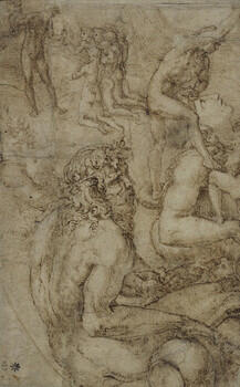 An unidentified mythological scene