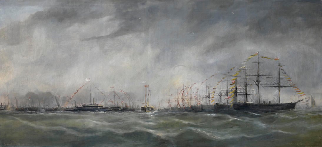 The Naval Review at Spithead, 13 August 1878