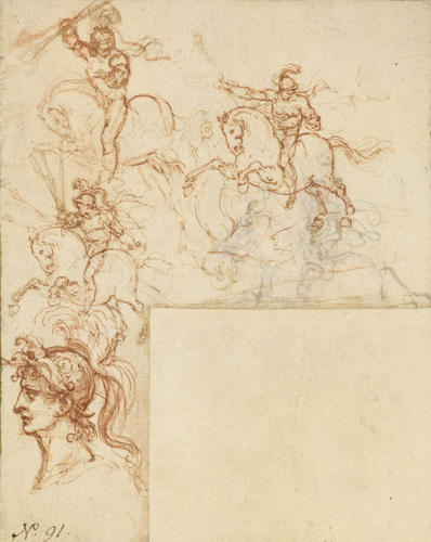 Warriors on horseback