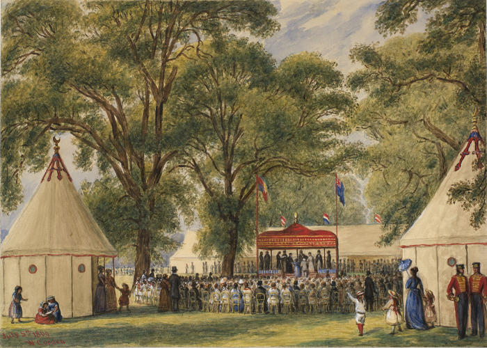Prize-giving of the Prince Consort's Association, Windsor, 5 July 1869