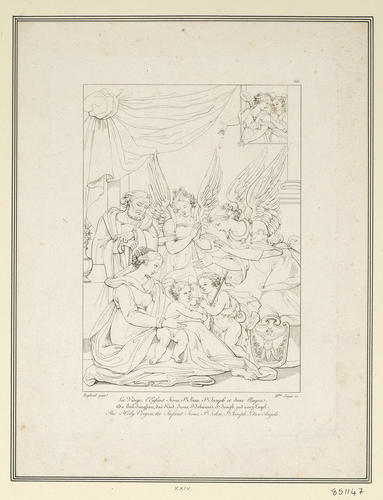 Holy Family with the Infant Baptist and Angels