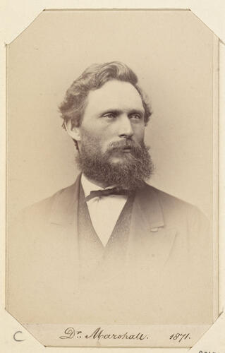 Dr Marshall. 1871. [Royal Household Portraits. Volume 55. ]