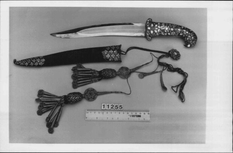 Dagger and scabbard