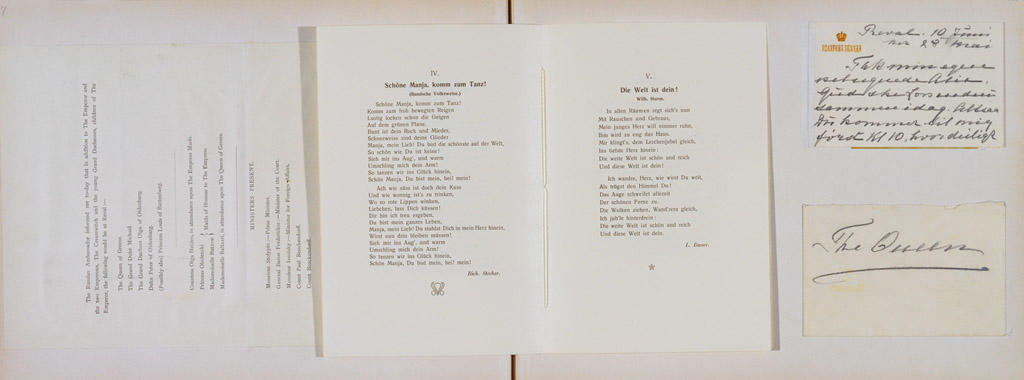 List of attendees at Reval, June 1908