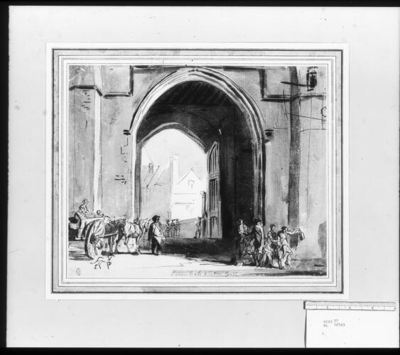The Henry VIII Gateway, Windsor Castle, from the Lower Ward