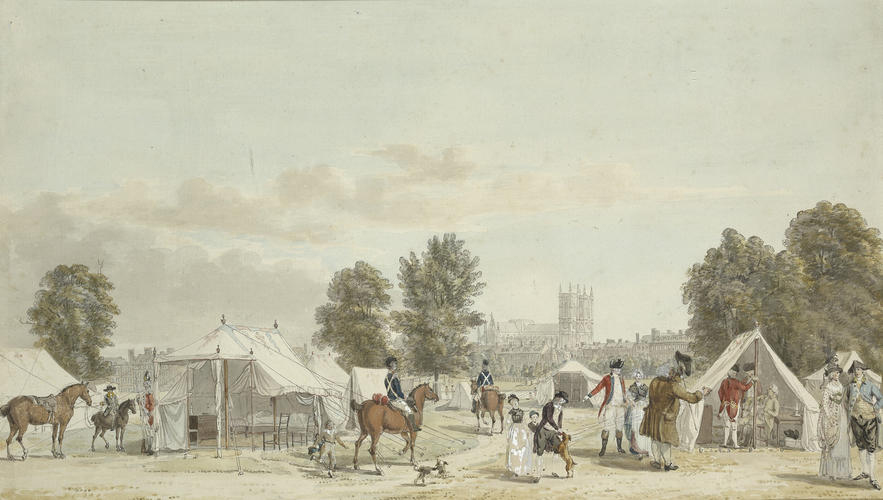 Encampment in St James's Park