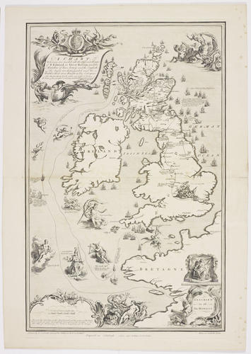Map of Great Britain, 1745-6
