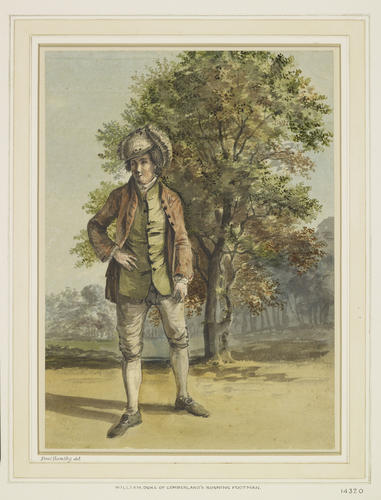 A running footman to William, Duke of Cumberland